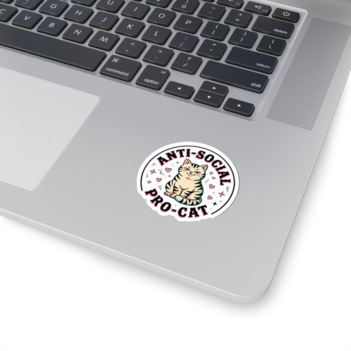 Anti-Social Pro-Cat Sticker | Cat Lovers, Meme Cat
