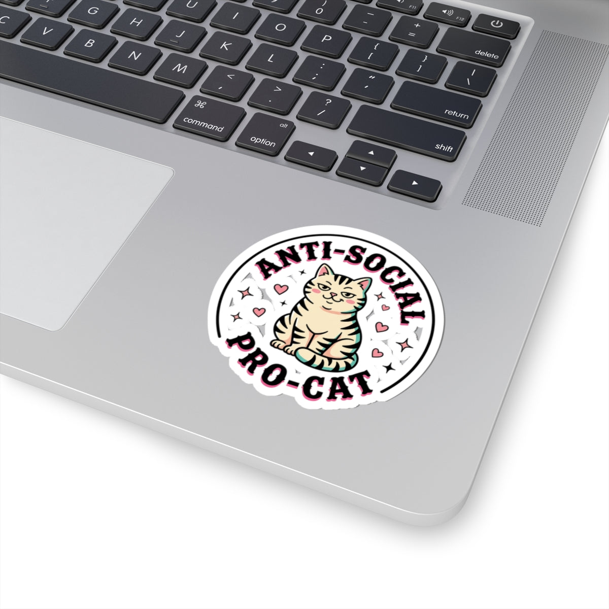 Anti-Social Pro-Cat Sticker | Cat Lovers, Meme Cat