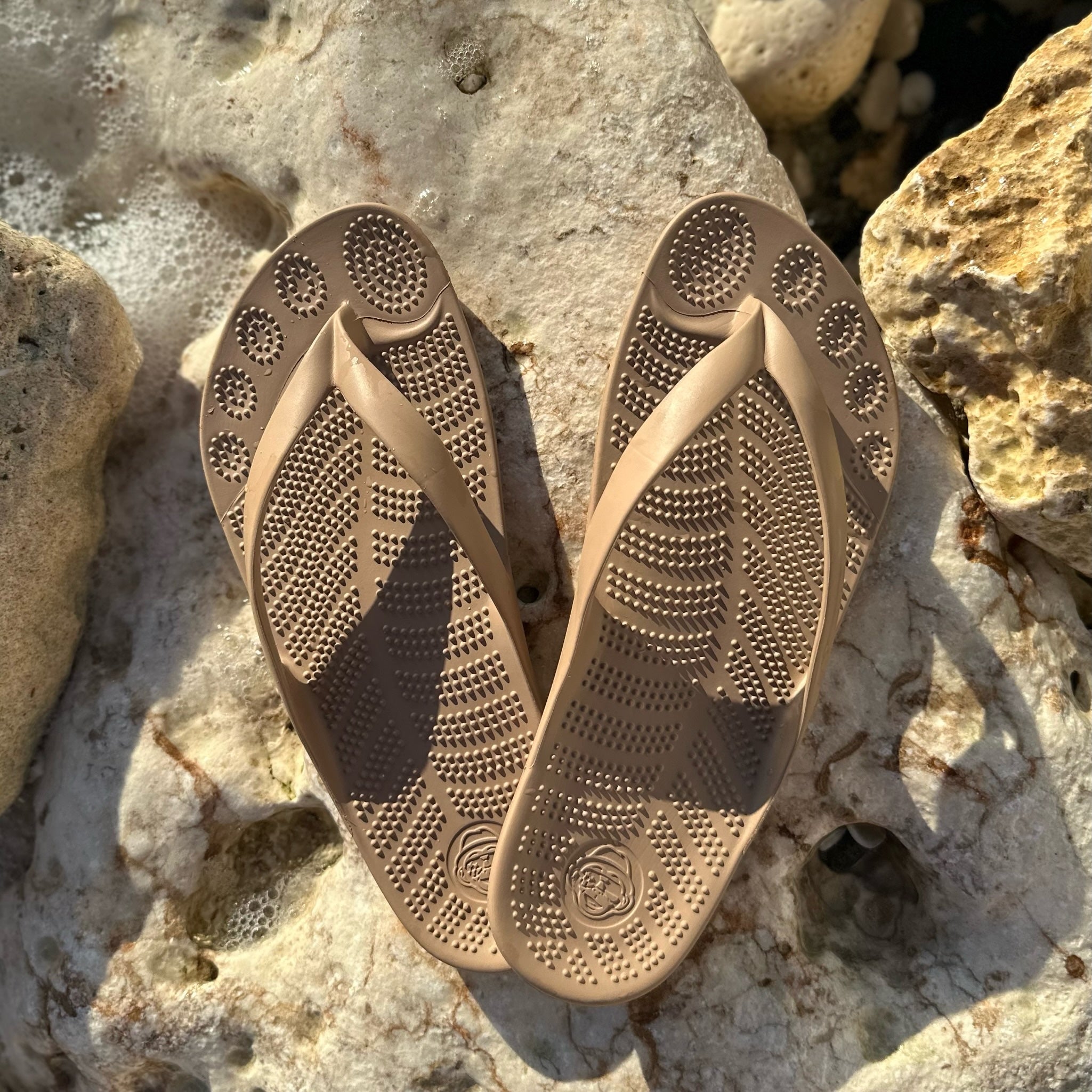 Beach Nude Flip-Flops + Drybag