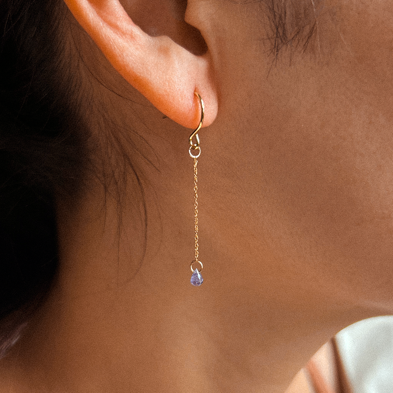 Tanzanite Drop Earrings