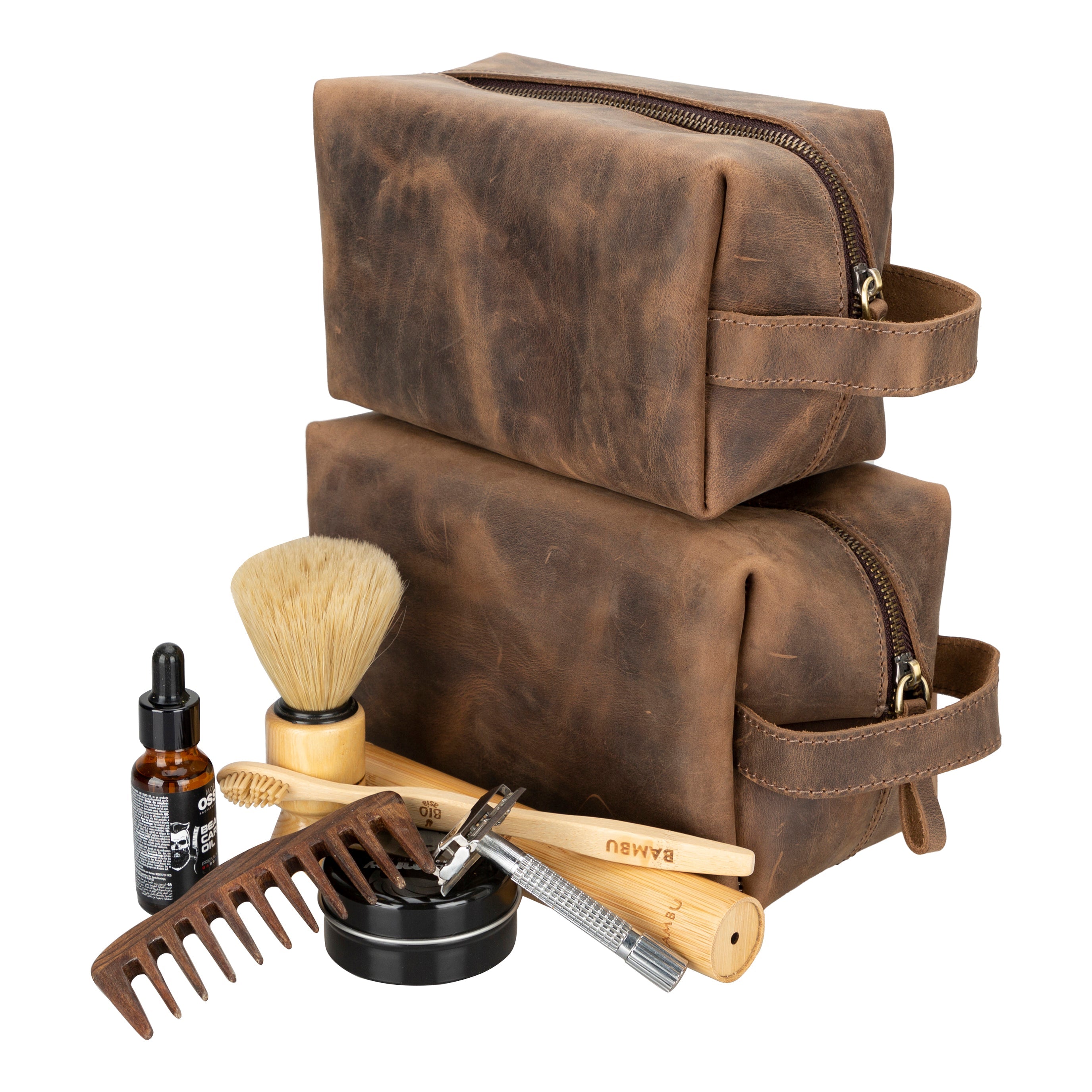 Eve Leather Dopp Kit, X Large