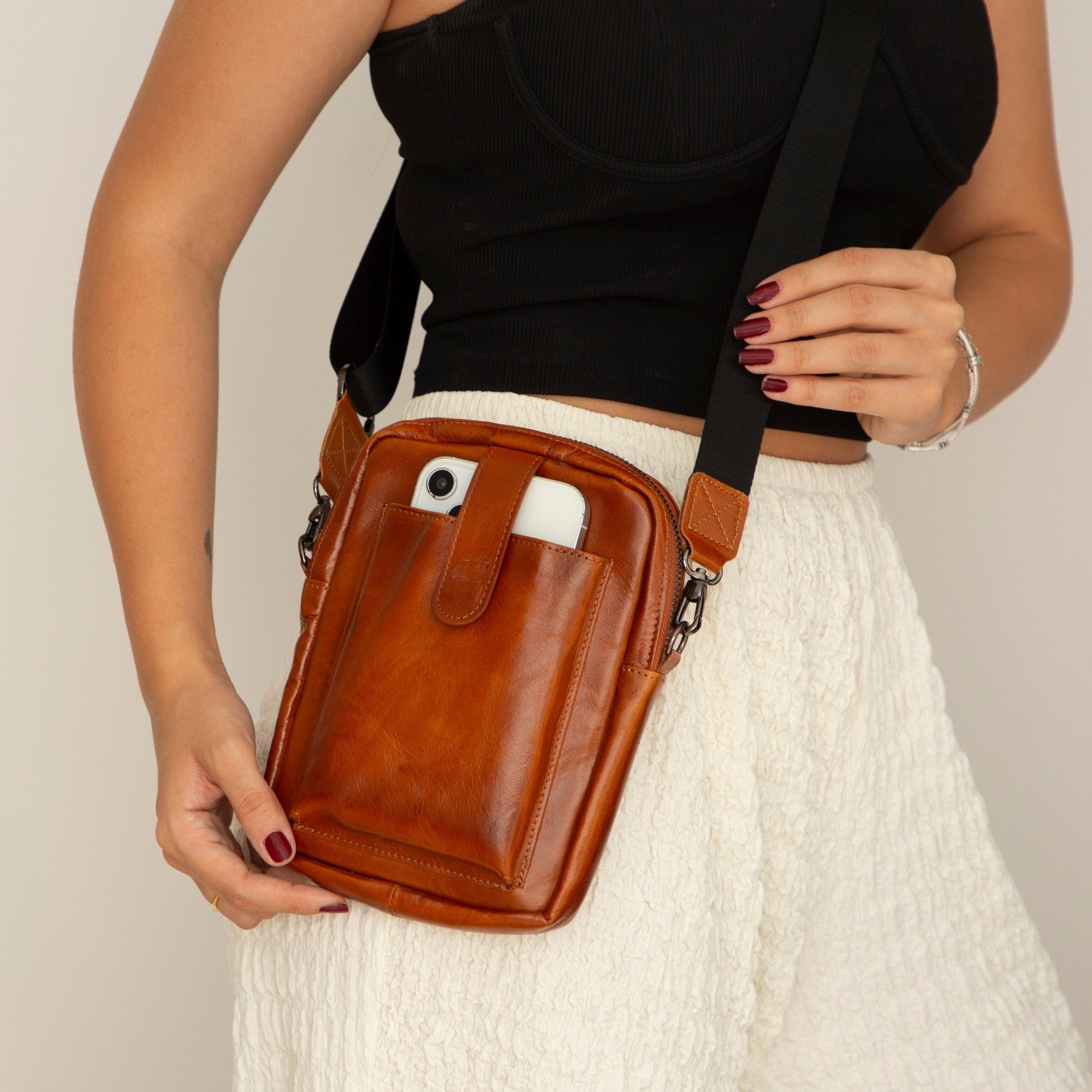 Ajo Leather Crossbody Bag – Genuine Leather Purse