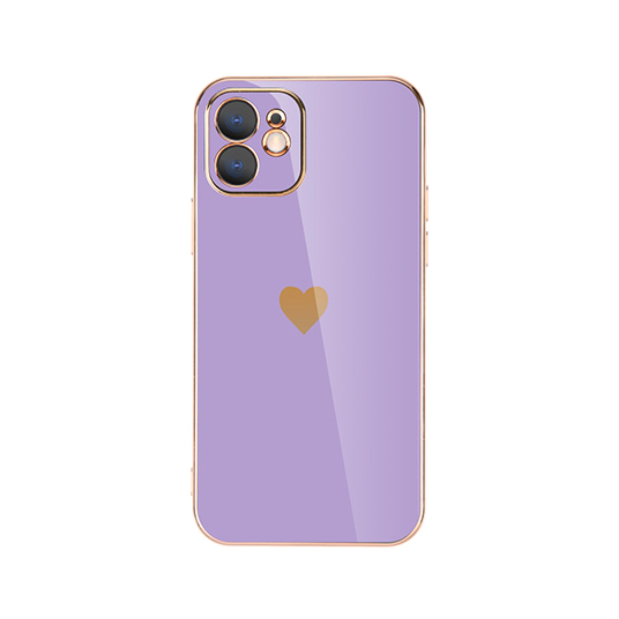 Rugged plating lens protective case for iPhone