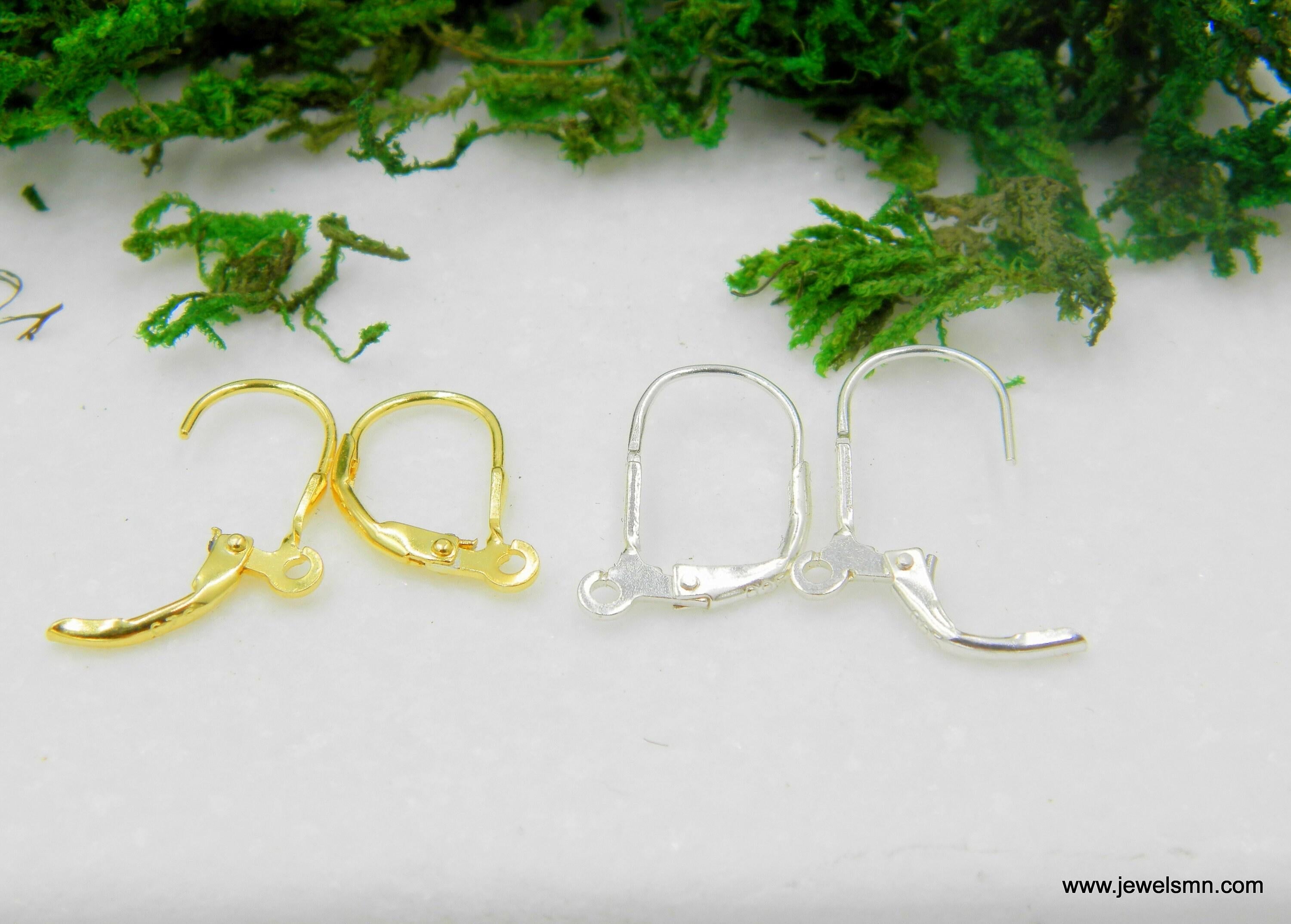 Olive Branch Earrings: Handmade Sterling Silver (Long, Thin Design)
