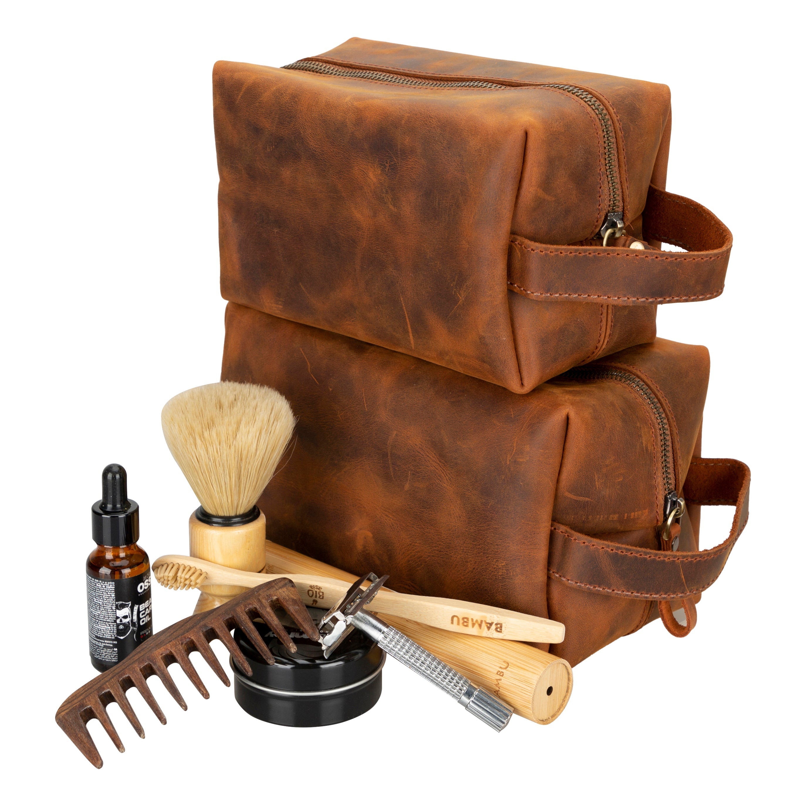 Eve Leather Dopp Kit, X Large